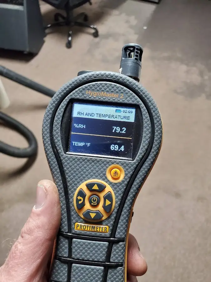 Moisture meter humidity assessment for Fire & Smoke Damage Restoration in Modesto